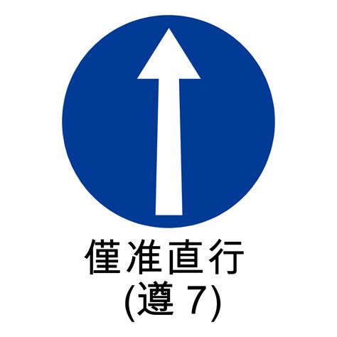 遵行方向意思|用以表示道路上之遵行